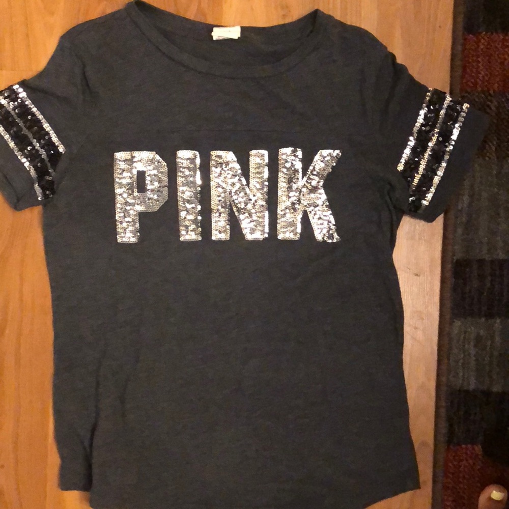 Pink short sleeve shirt